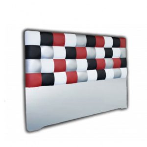 Negro-Rojo-Plata-Blanco c/base Plata